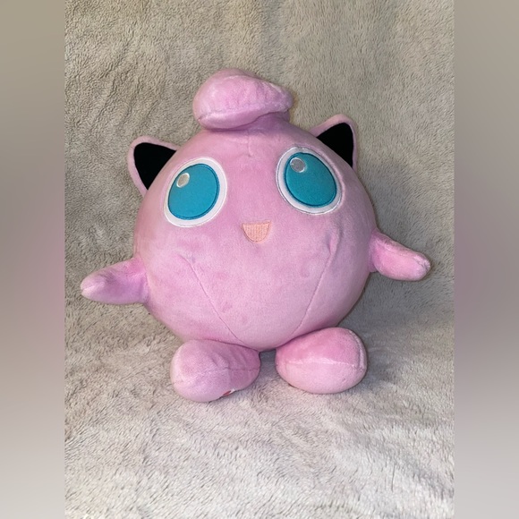 BUILD-A-BEAR JIGGLYPUFF POKEMON STUFFED ANIMAL PLUSH WITH OUTFIT DISPLAY ONLY - Picture 6 of 13